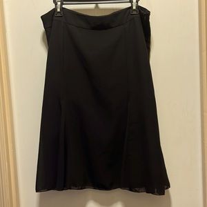 Sheer Black H&M Pleated Skirt